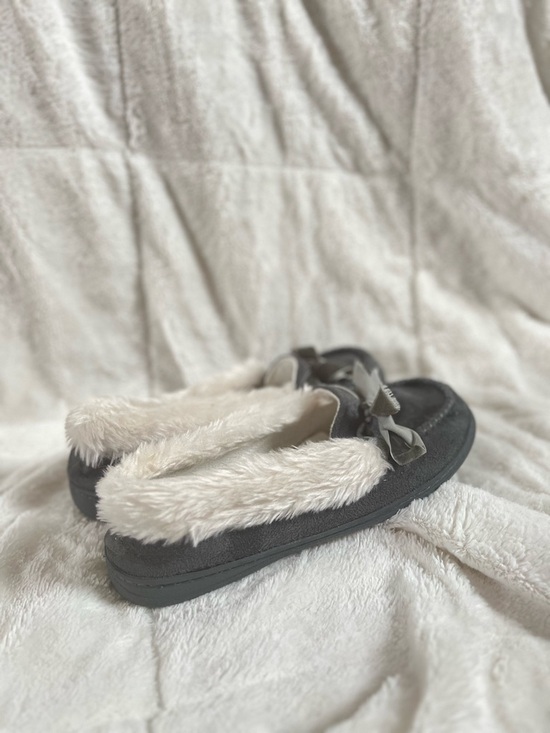 Jessica Simpson Shoes - Jessica Simpson Gray Faux-Fur Lined Slip-On Shoes